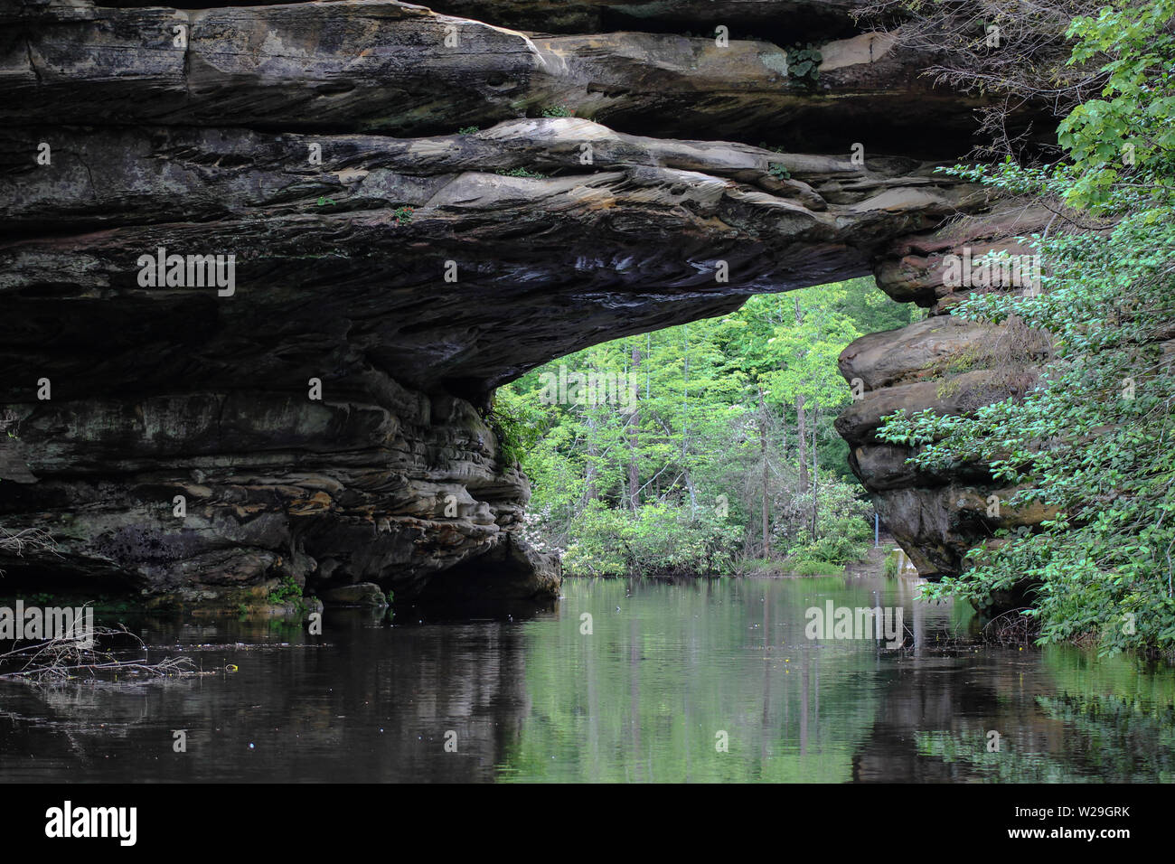 Natural Arch. Pickett State Park in Jamestown, Tennessee. Pickett State