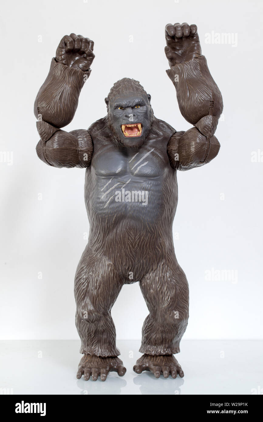 Model Toy Gorilla Stock Photo