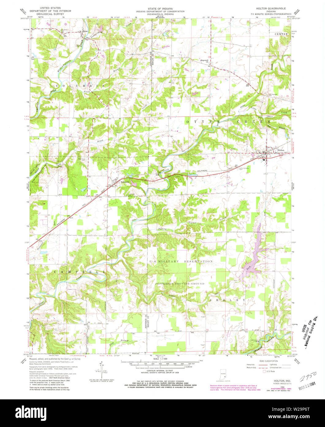 Holton map hires stock photography and images Alamy