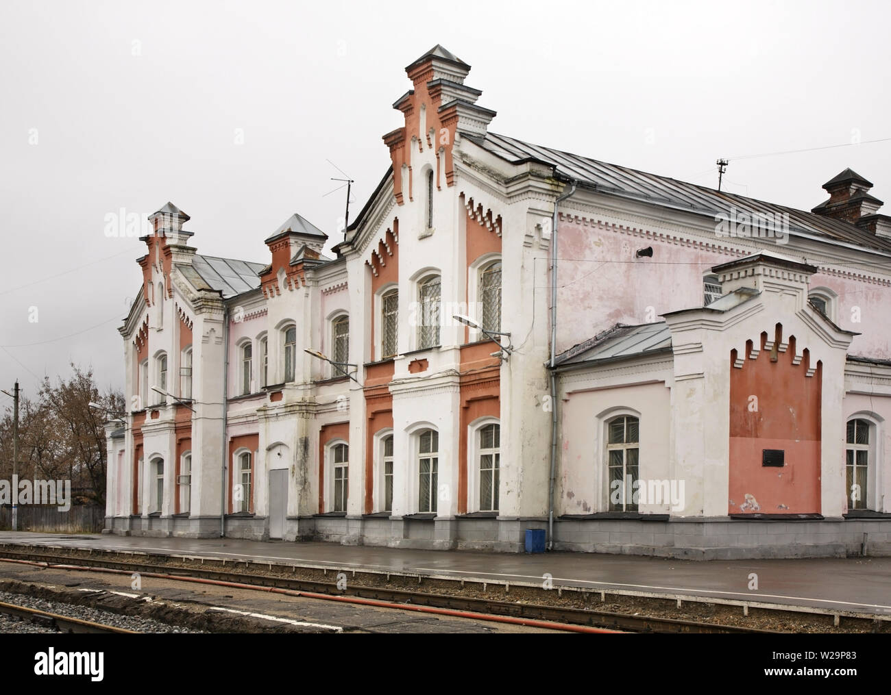 Bus station in Kineshma. Ivanovo region. Russia Stock Photo - Alamy