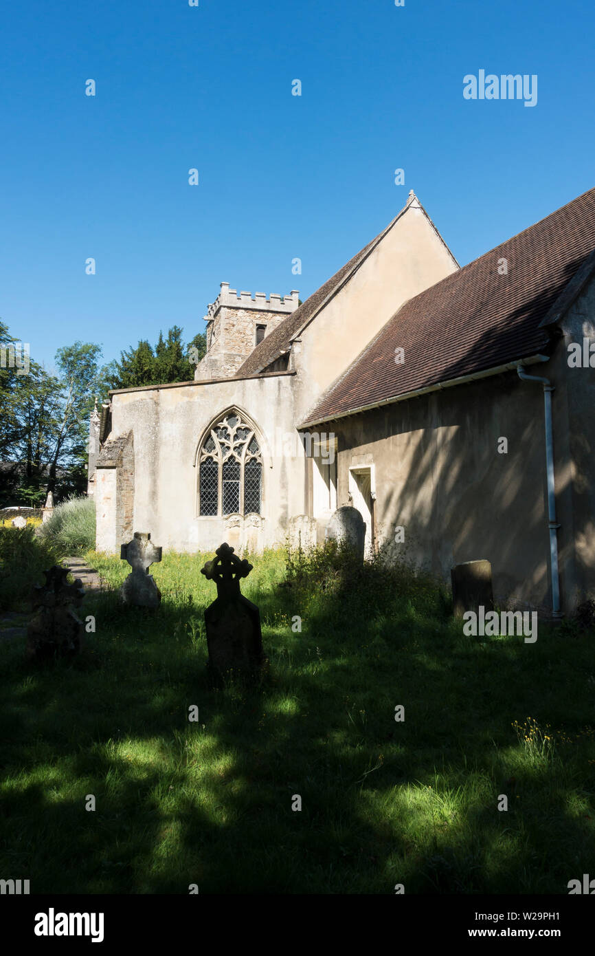 All Saints church Milton Cambridge 2019 Stock Photo