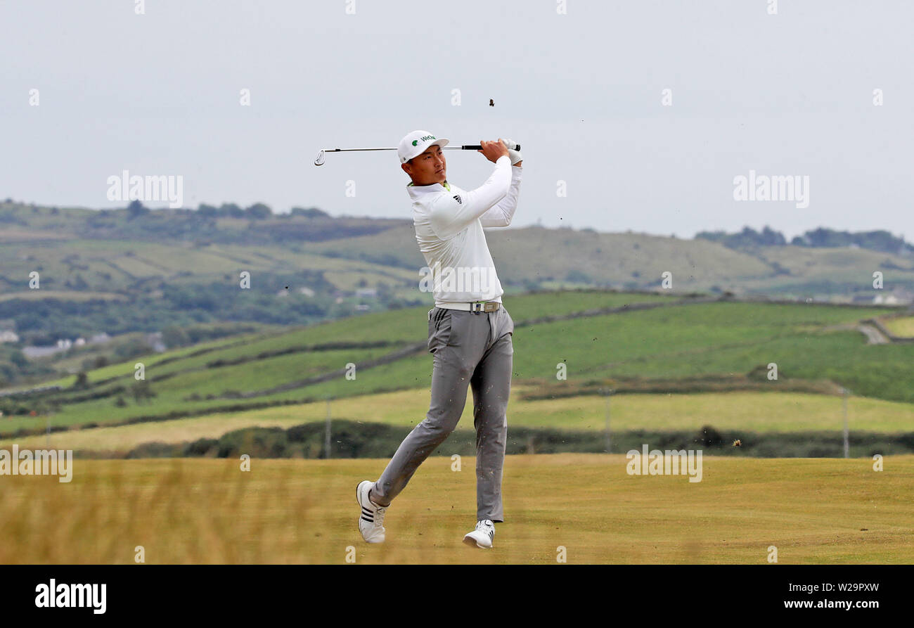 China's Haotong Li during day four of the 2019 Dubai Duty Free Irish