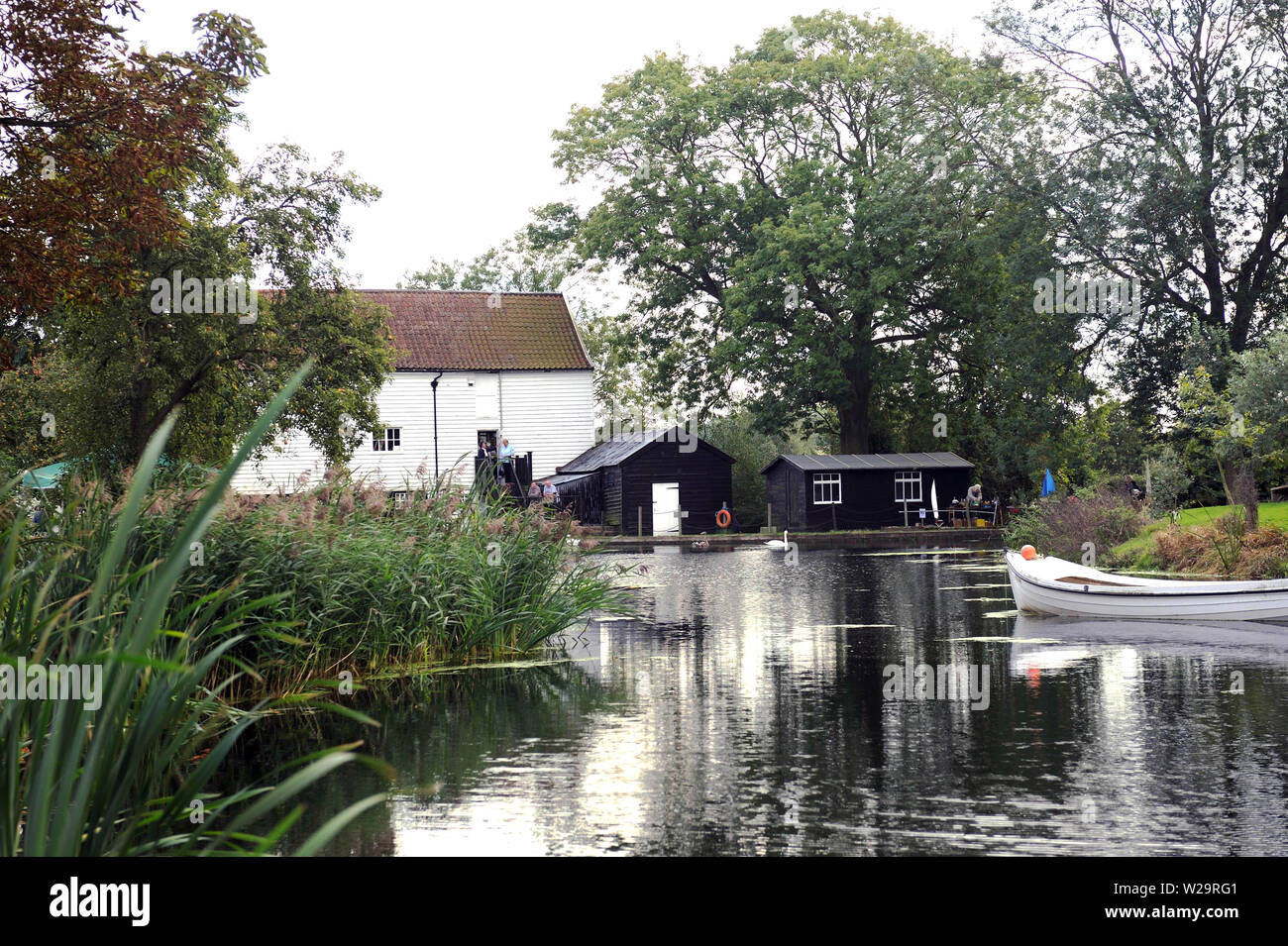 Pakenham watermill, Suffolk Stock Photo Alamy