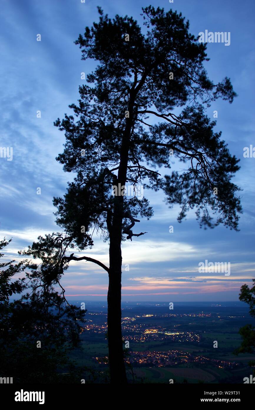 City at daybreak Stock Photo Alamy