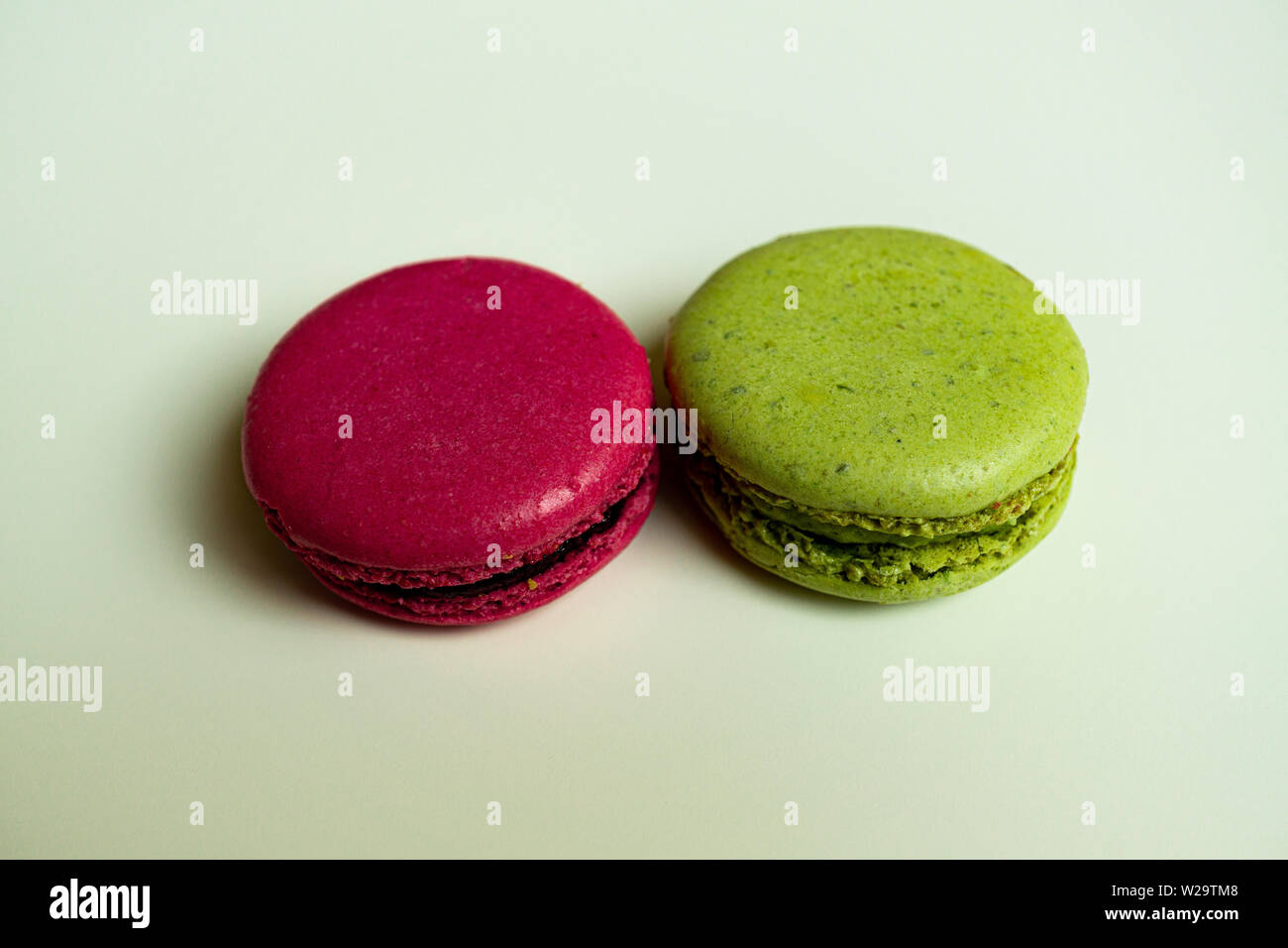 Laduree macarons in paris and dubai Stock Photo