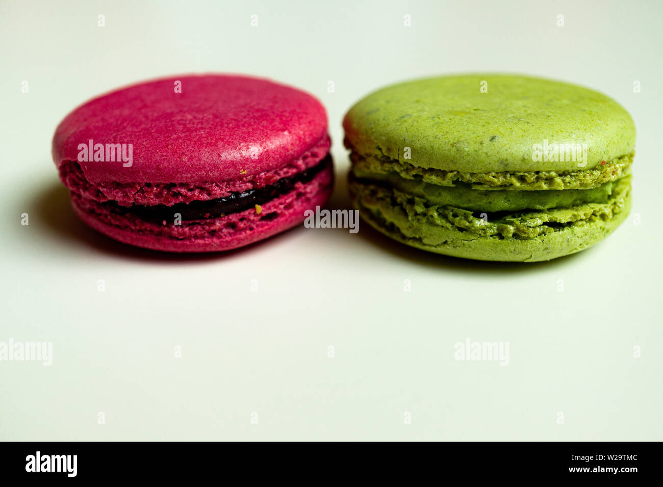 Laduree macarons in paris and dubai Stock Photo