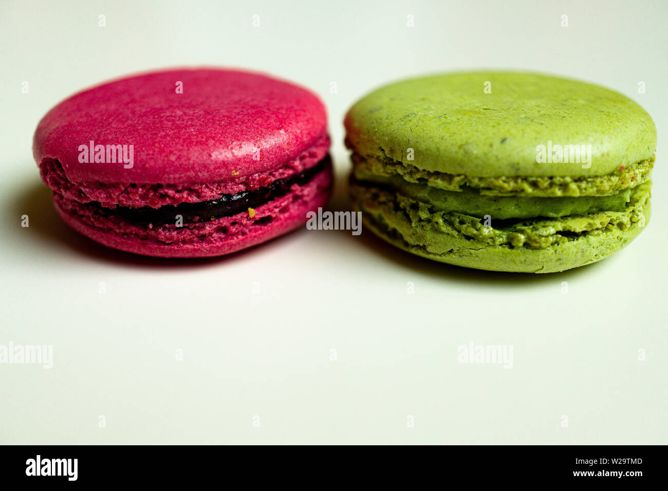 Laduree macarons in paris and dubai Stock Photo