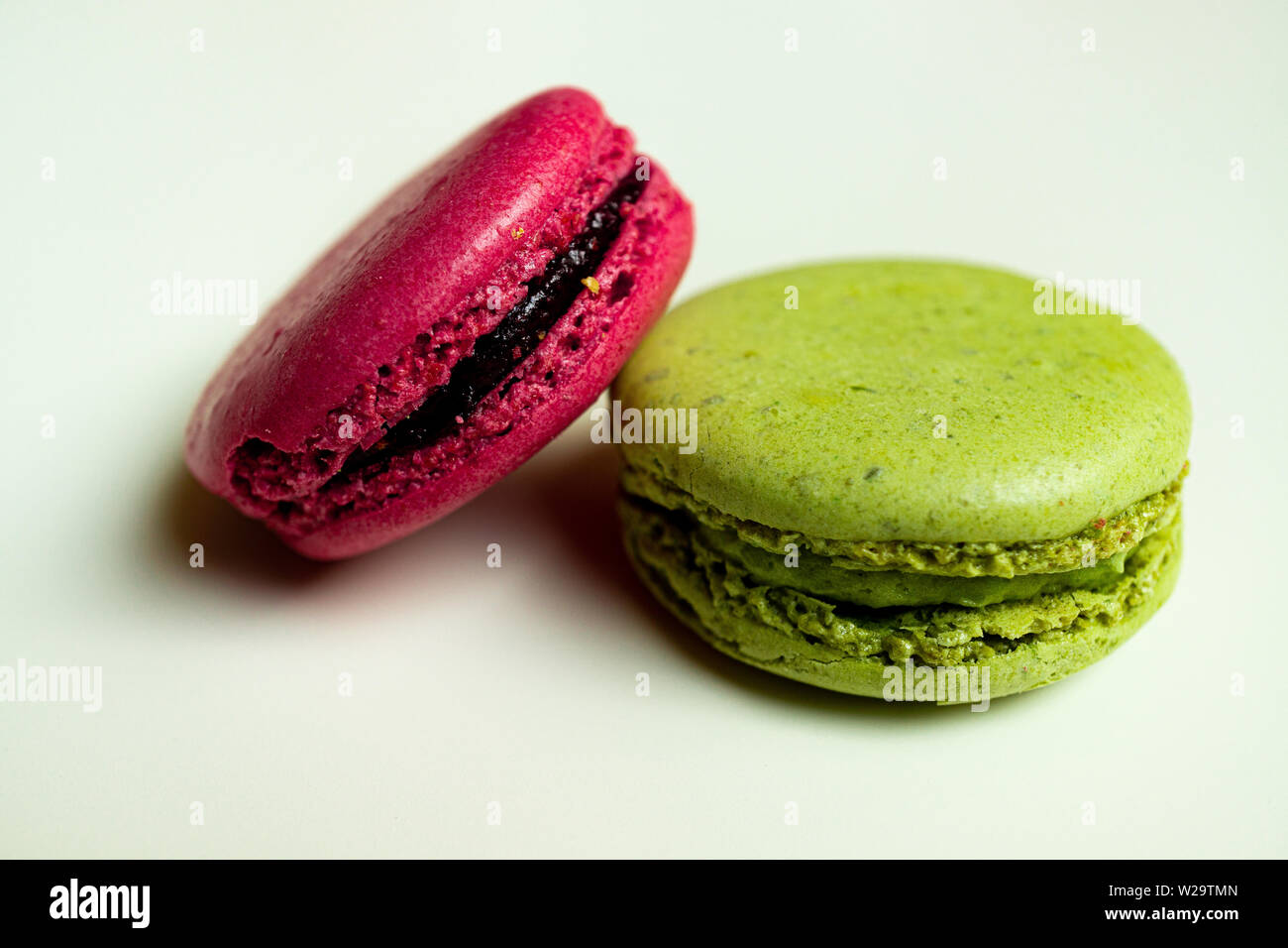 Laduree macarons in paris and dubai Stock Photo