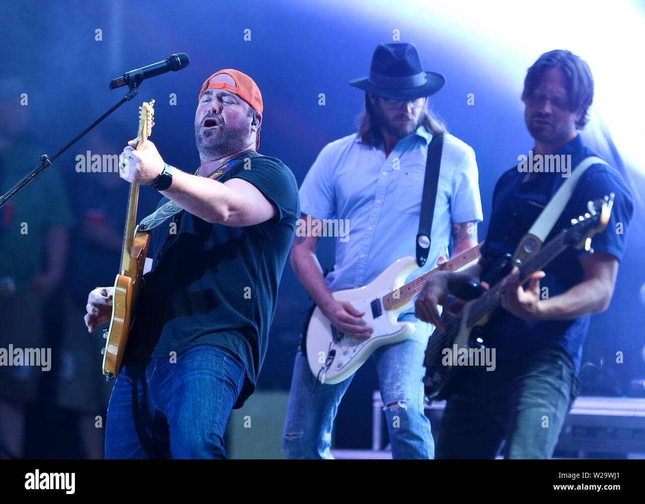 Farmingville, Ny. 3rd July, 2019. Lee Brice performs in concert at The