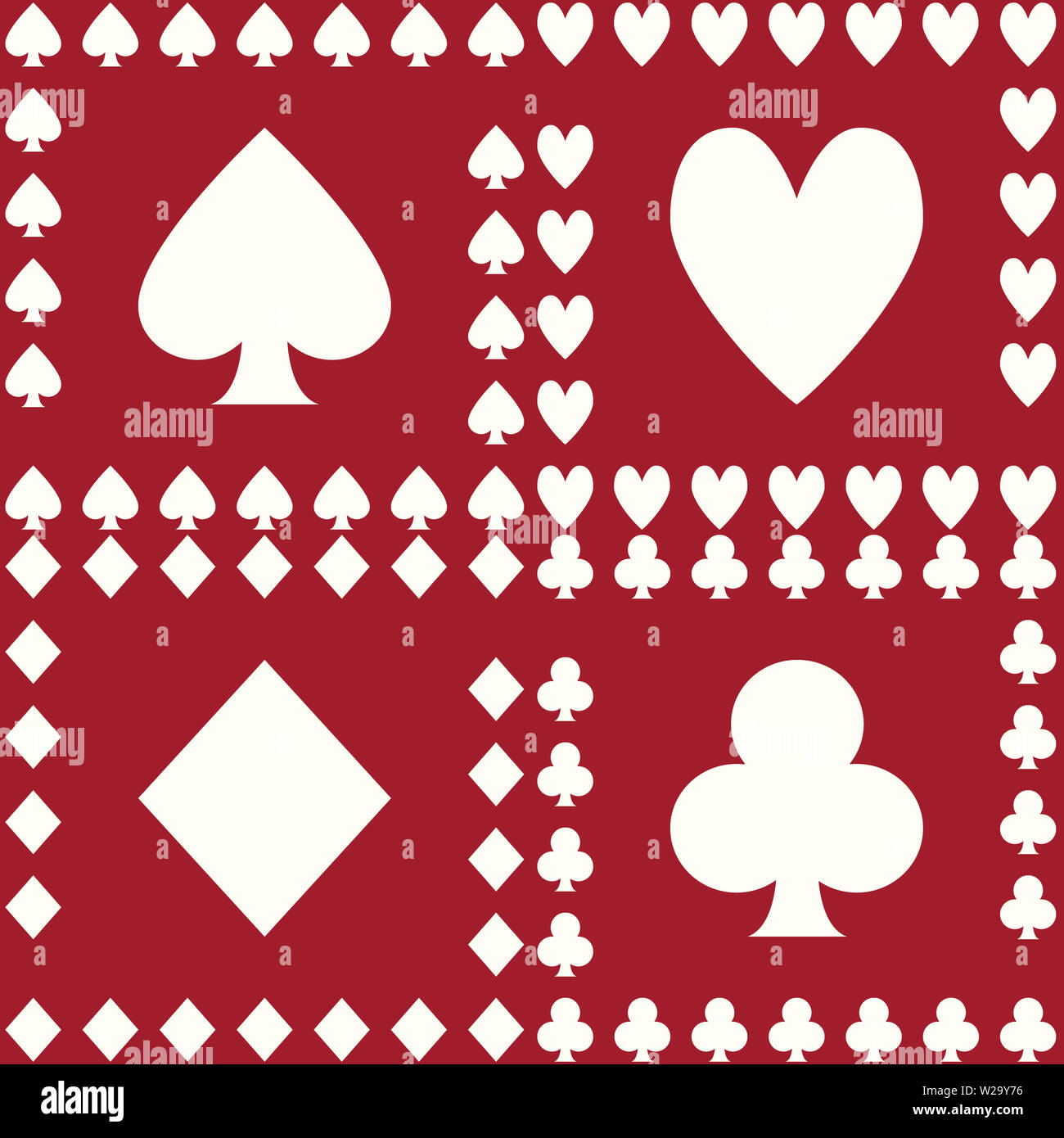 Playing Cards Pattern Spade Club Heart Diamond Wallpaper Background