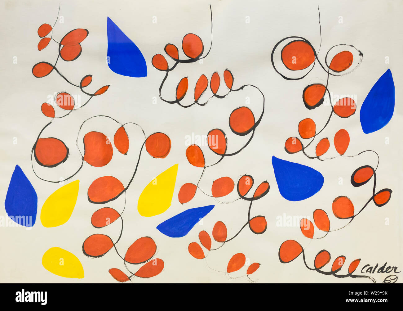 Untitled, Alexander Calder Stock Photo