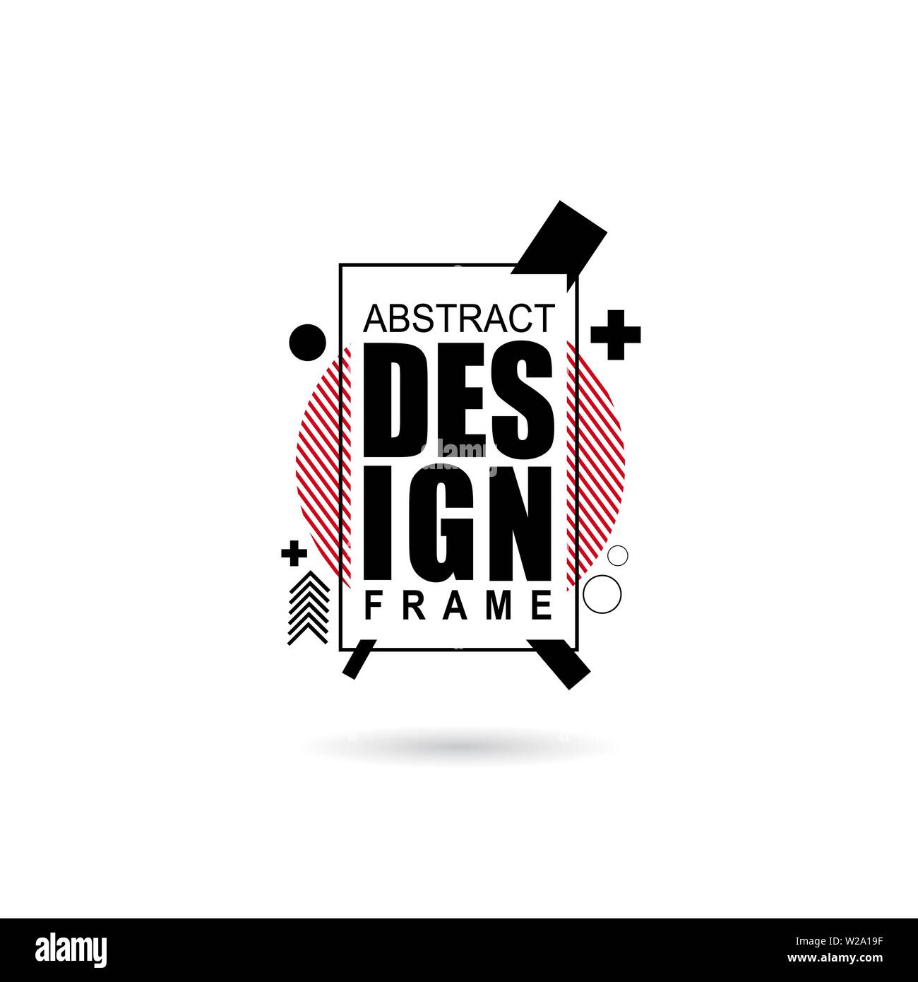 vector illustration creative modern frames. stylish graphics with
