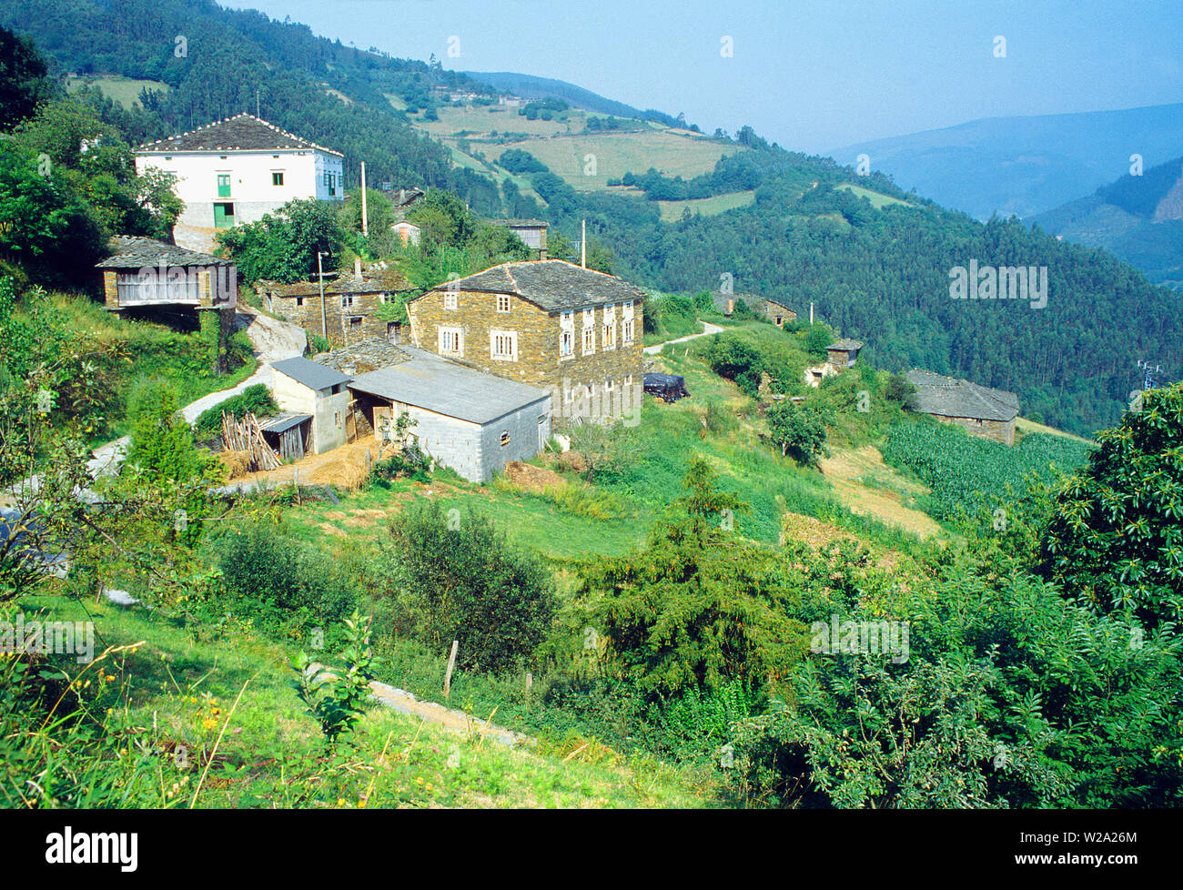 Landscape. Taramundi, Asturias, Spain. Stock Photo