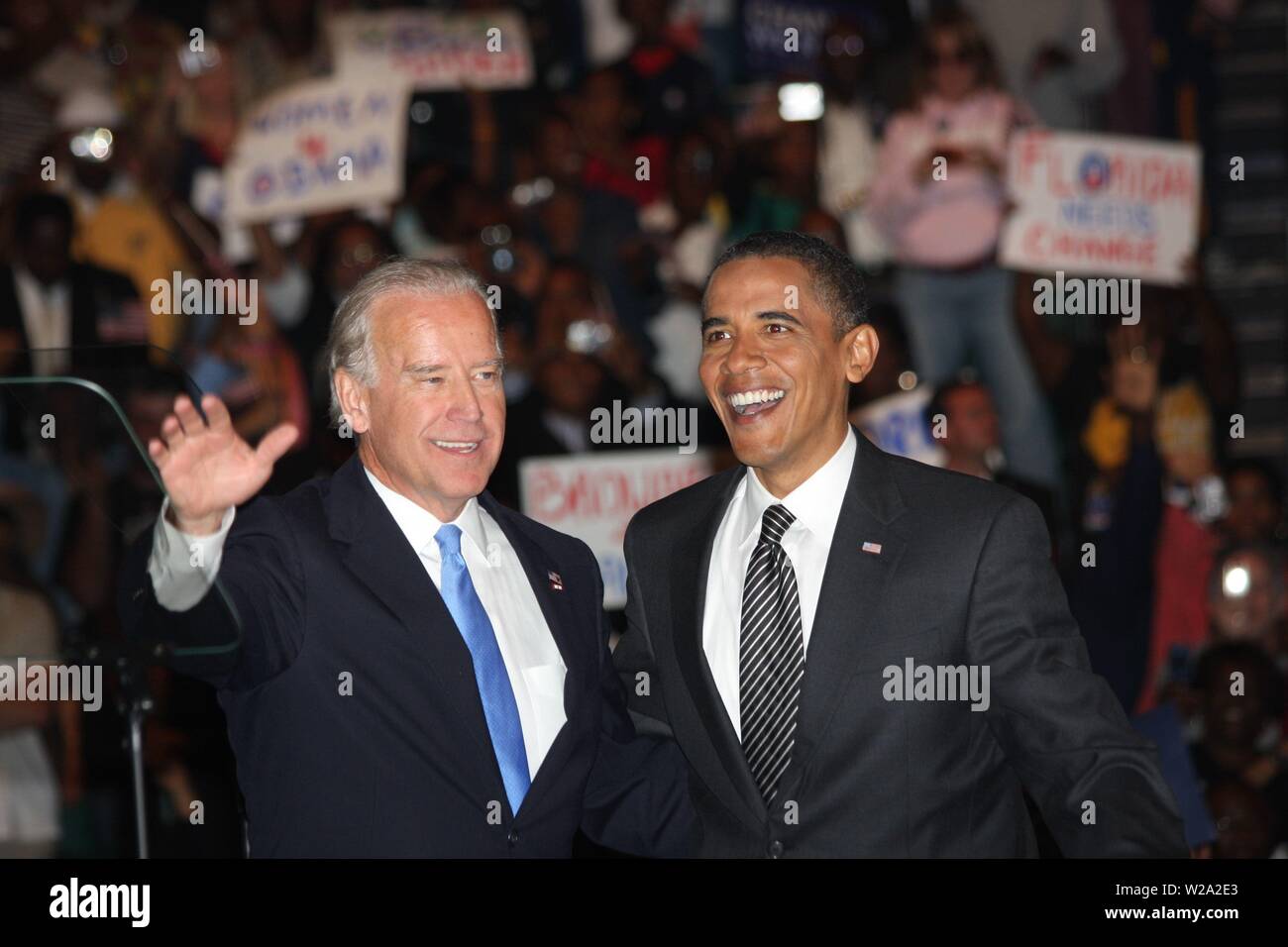 Joe Biden Barack Obama 2008 Photo By JR Davis/PHOTOlink.net Stock Photo ...