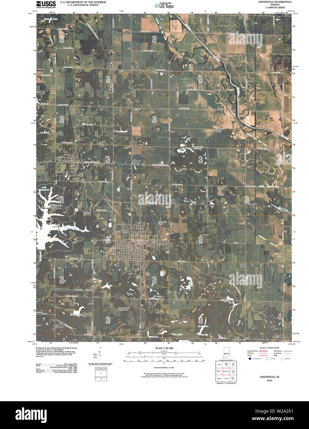 Map of jasonville hires stock photography and images Alamy