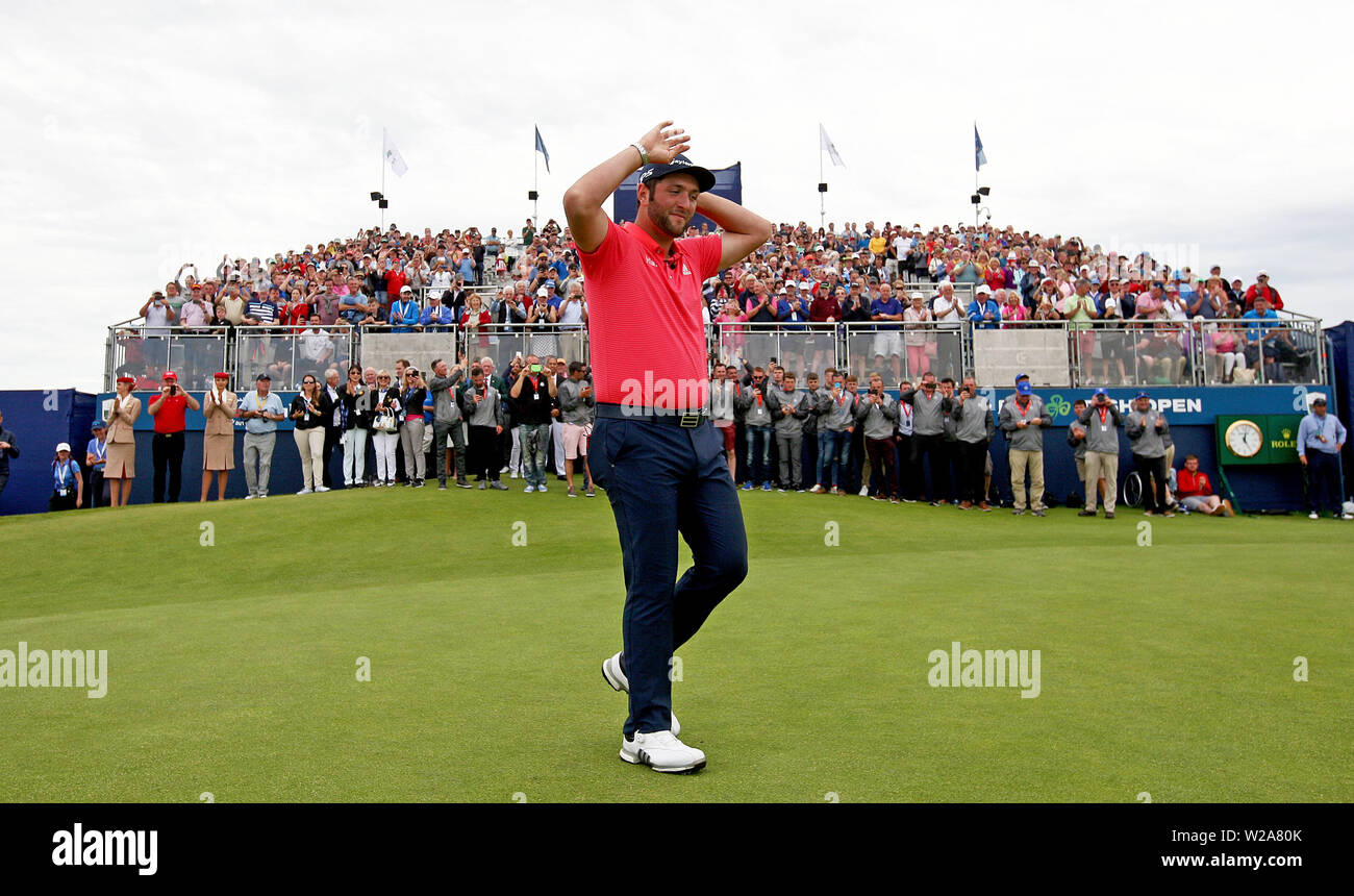 Spain's Jon Rahm during day four of the 2019 Dubai Duty Free Irish Open