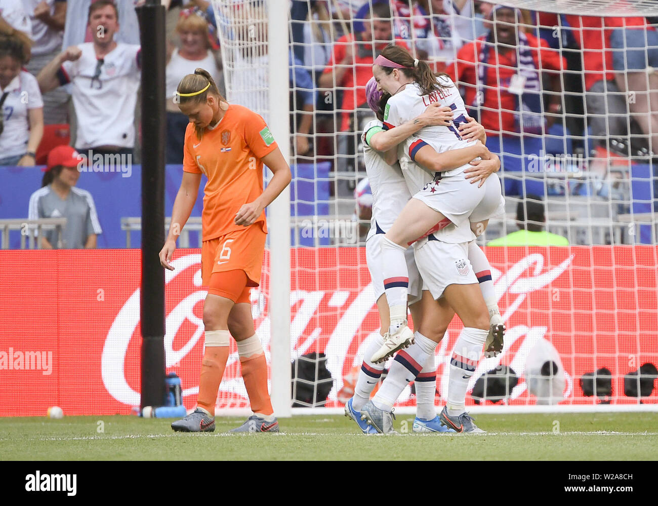 Annalee Rippe Lyon, France. 07th July, 2019. Décines-Charpieu: Football, women: WM ...