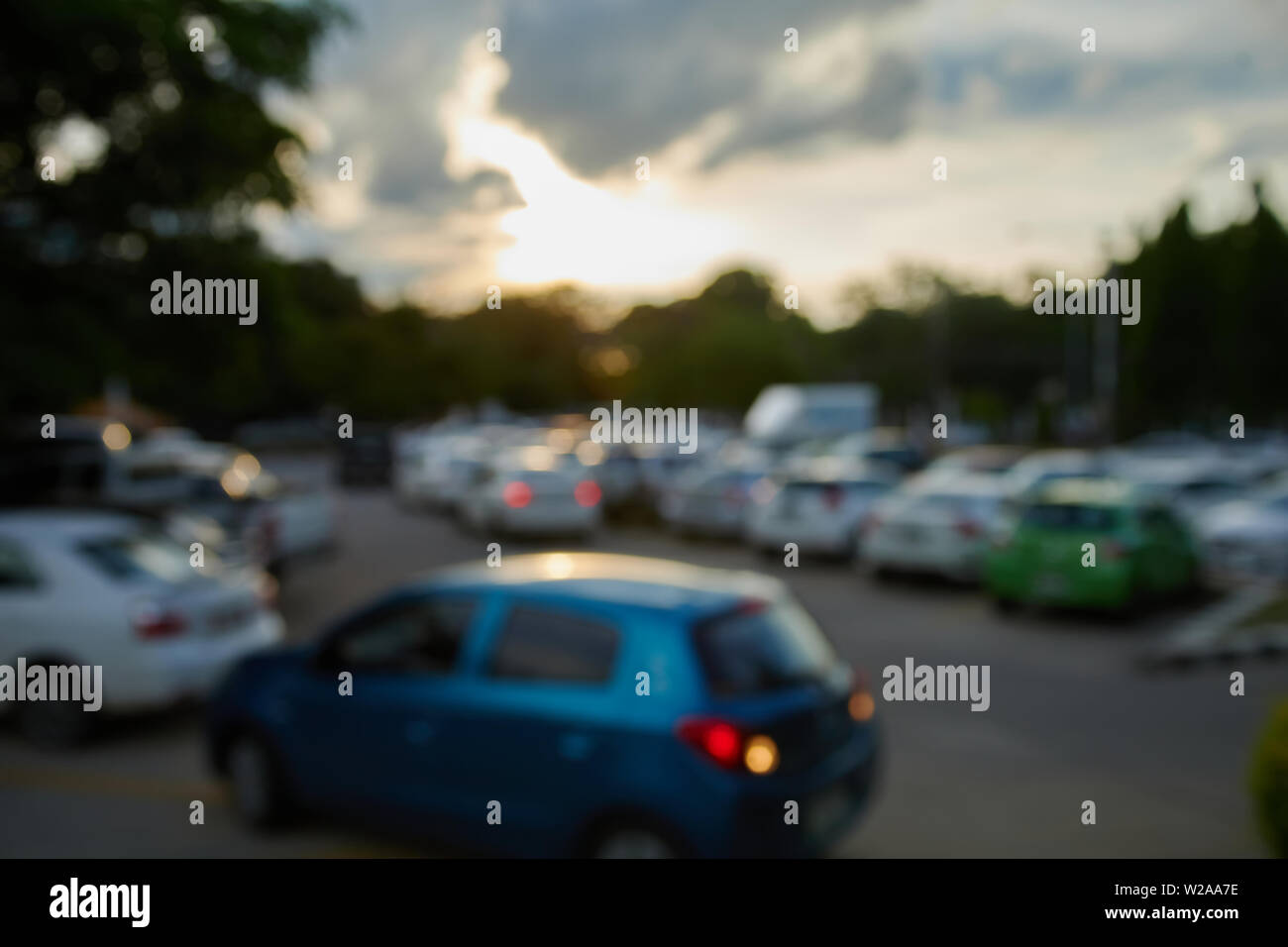 Blurred outdoor park scene in hi-res stock photography and images - Alamy