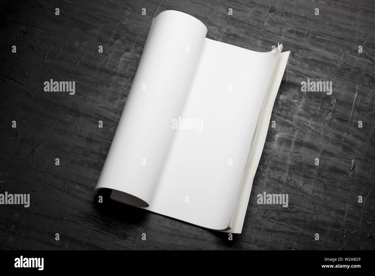 Book Rool Page Pages open book rolled hi-res stock photography and images - Alamy