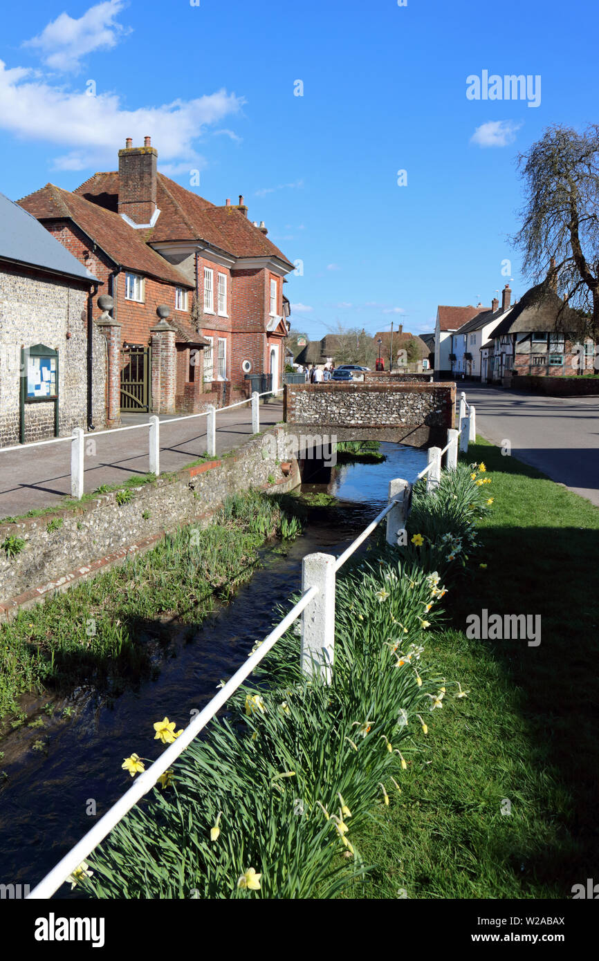 East Meon village near Petersfield in Hampshire, England UK Stock Photo