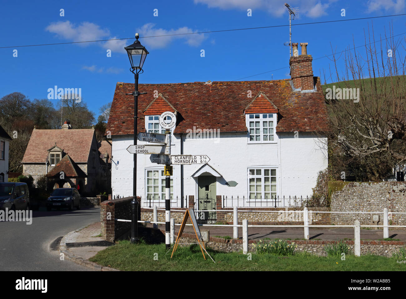 East Meon village near Petersfield in Hampshire, England UK Stock Photo