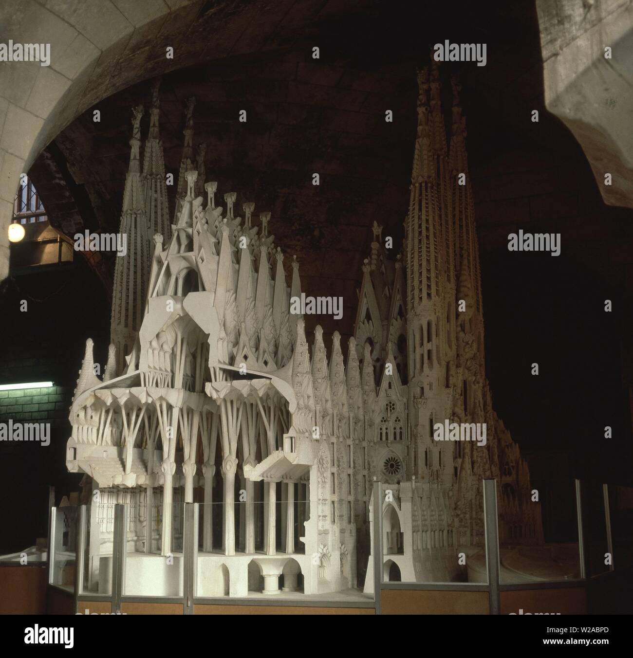 MAQUETA DE LA CATEDRAL. Author ANTONIO GAUDI. Location SAGRADA