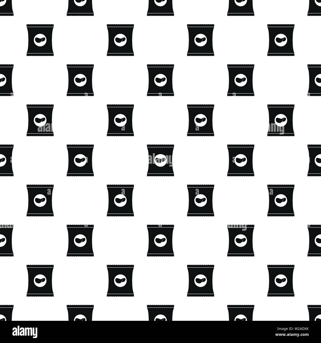 Chips pattern seamless vector repeat geometric for any web design Stock Vector