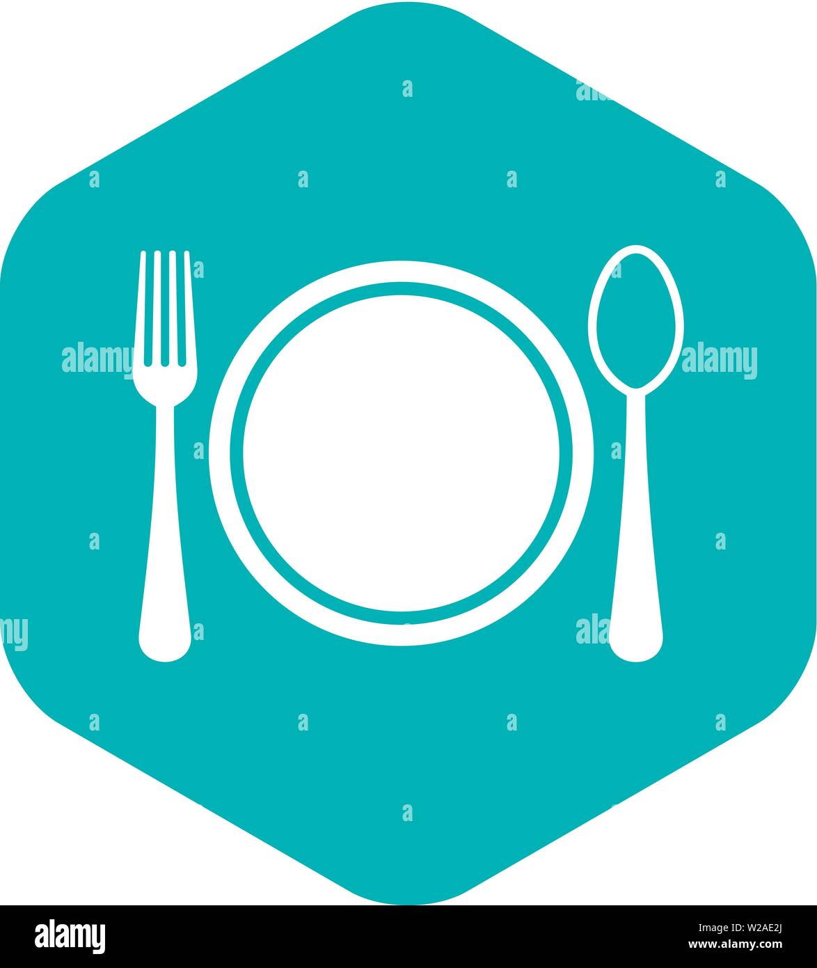 Elegance place setting Stock Vector Images - Alamy