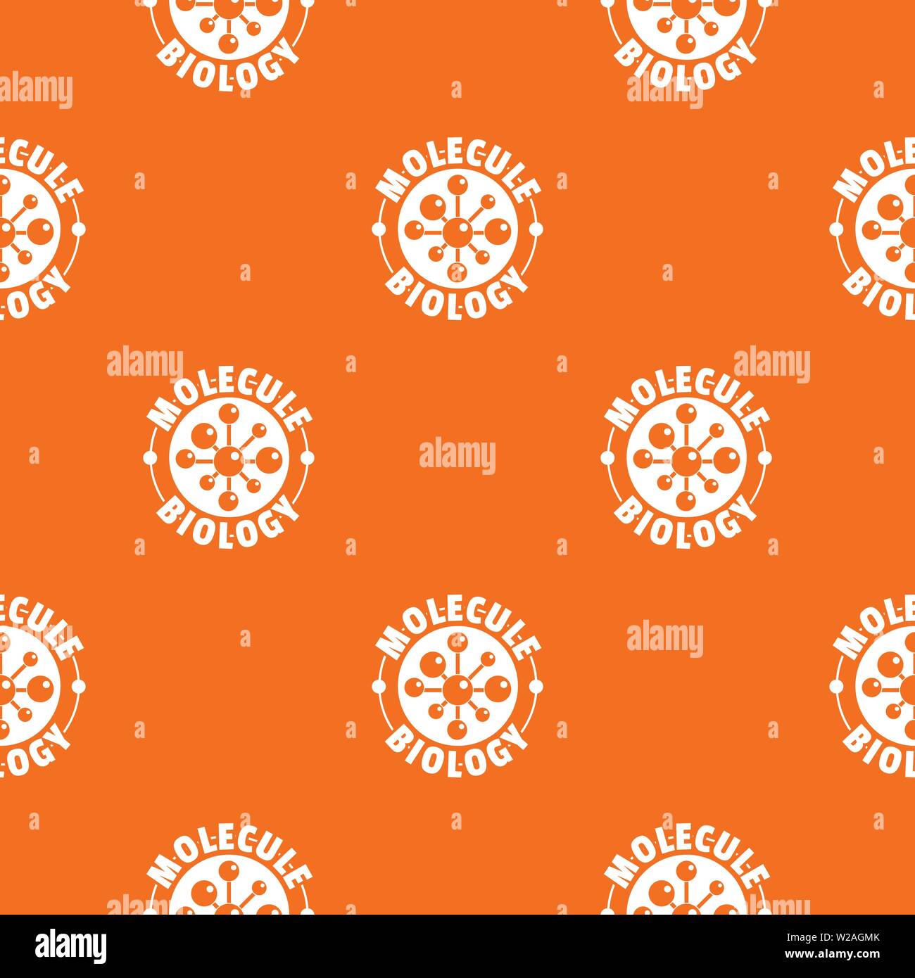 Molecule biology pattern vector orange Stock Vector Image & Art - Alamy