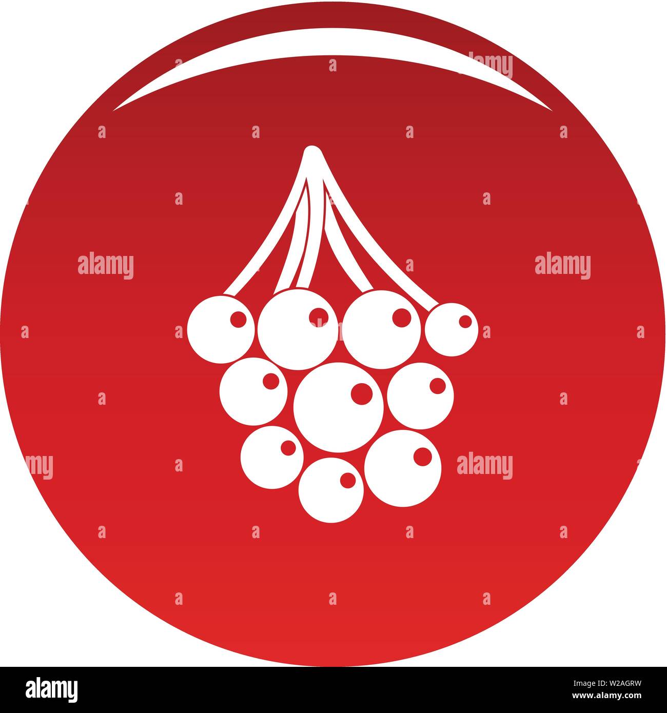 Sweet grape icon. Simple illustration of sweet grape vector icon for ...