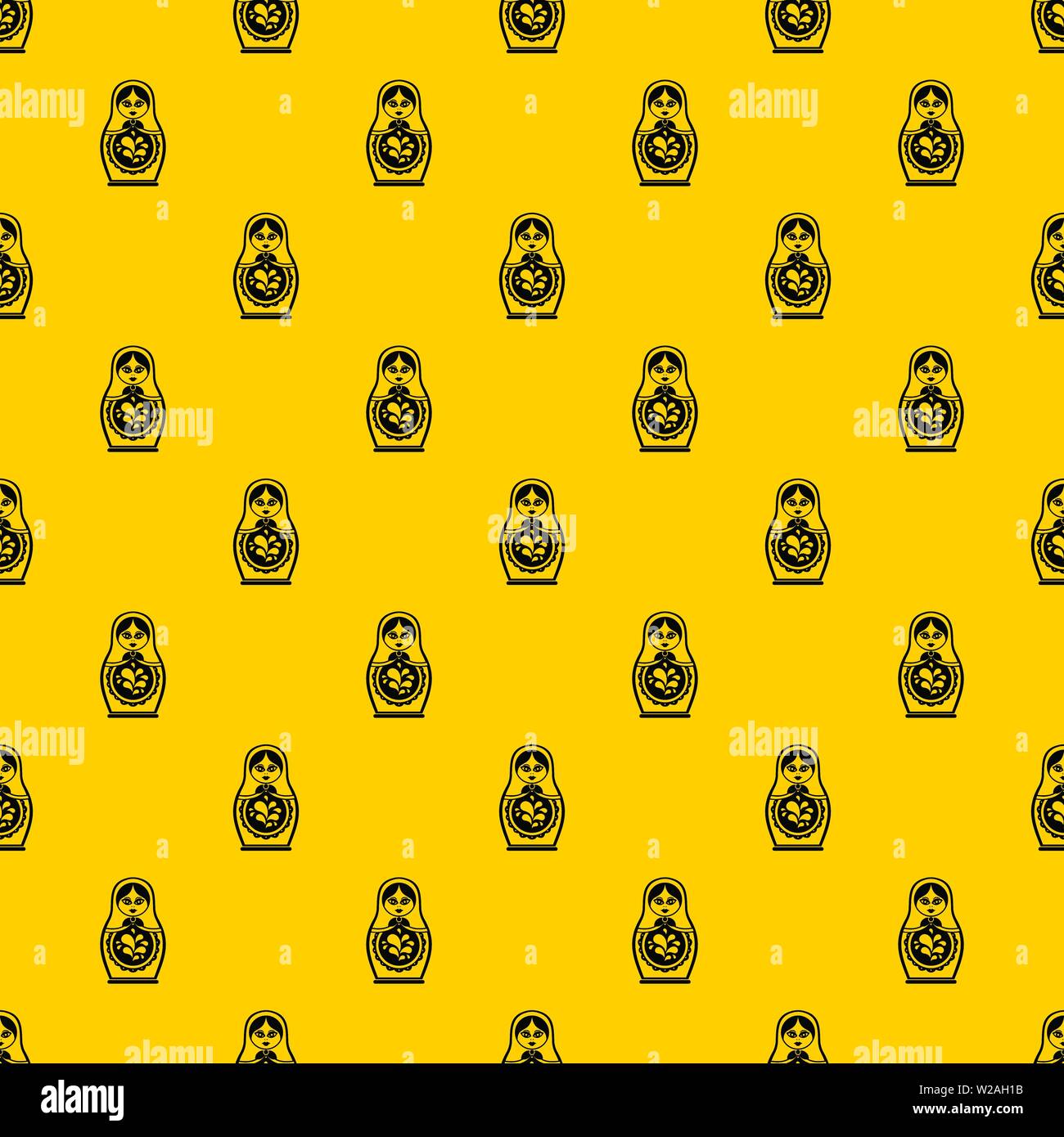 Matryoshka pattern vector Stock Vector Image &amp; Art - Alamy