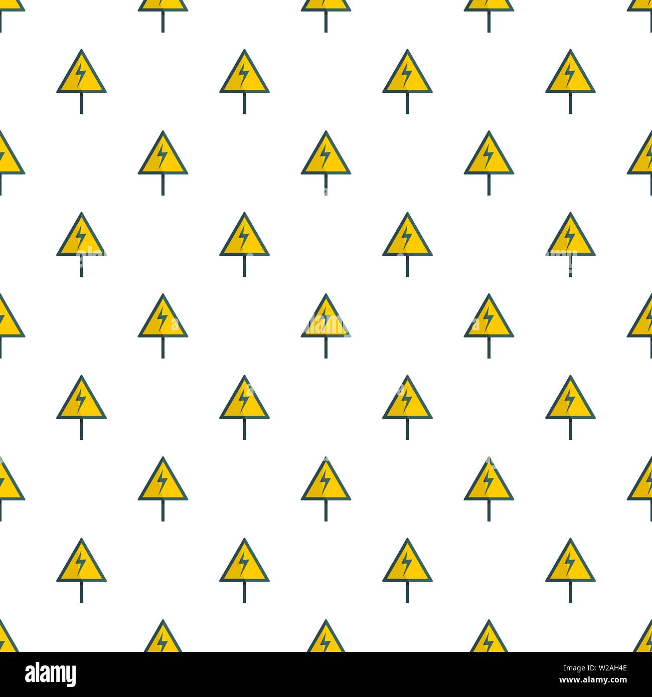 Voltage pattern seamless vector repeat for any web design Stock Vector ...