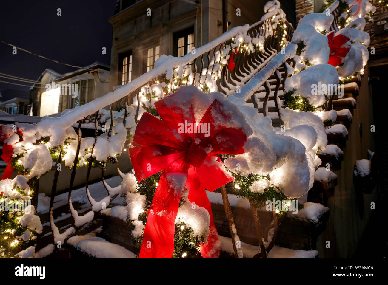Christmas Decorations, Brooklyn Stock Photo  Alamy