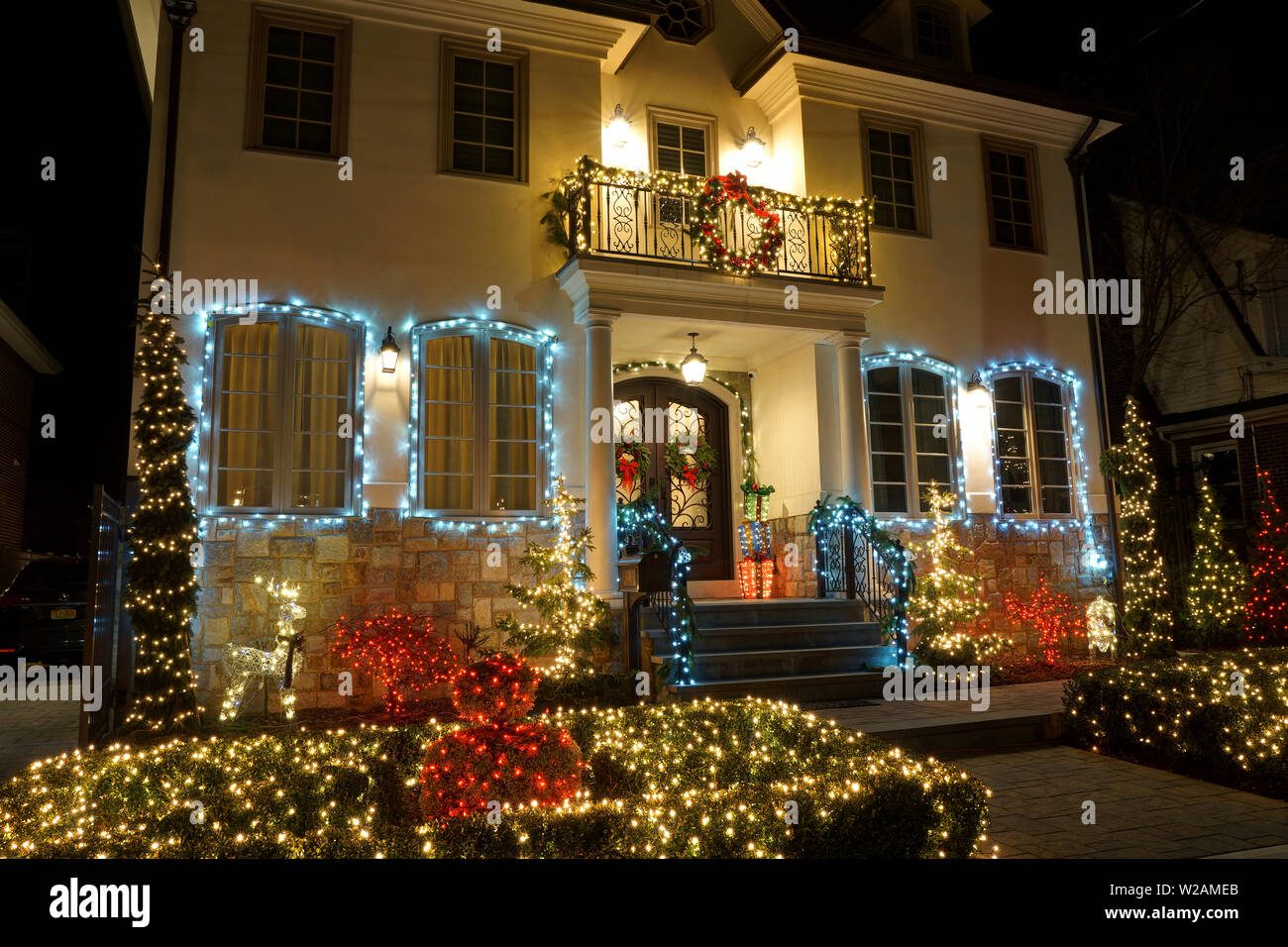 Christmas Decorations, Brooklyn Stock Photo Alamy
