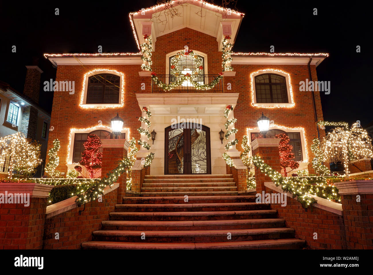 Christmas Decorations, Brooklyn Stock Photo  Alamy