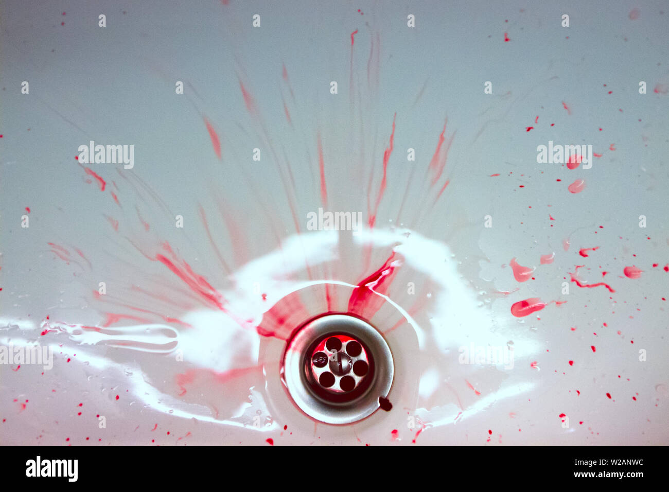 Bloody bathroom sink hi-res stock photography and images - Alamy