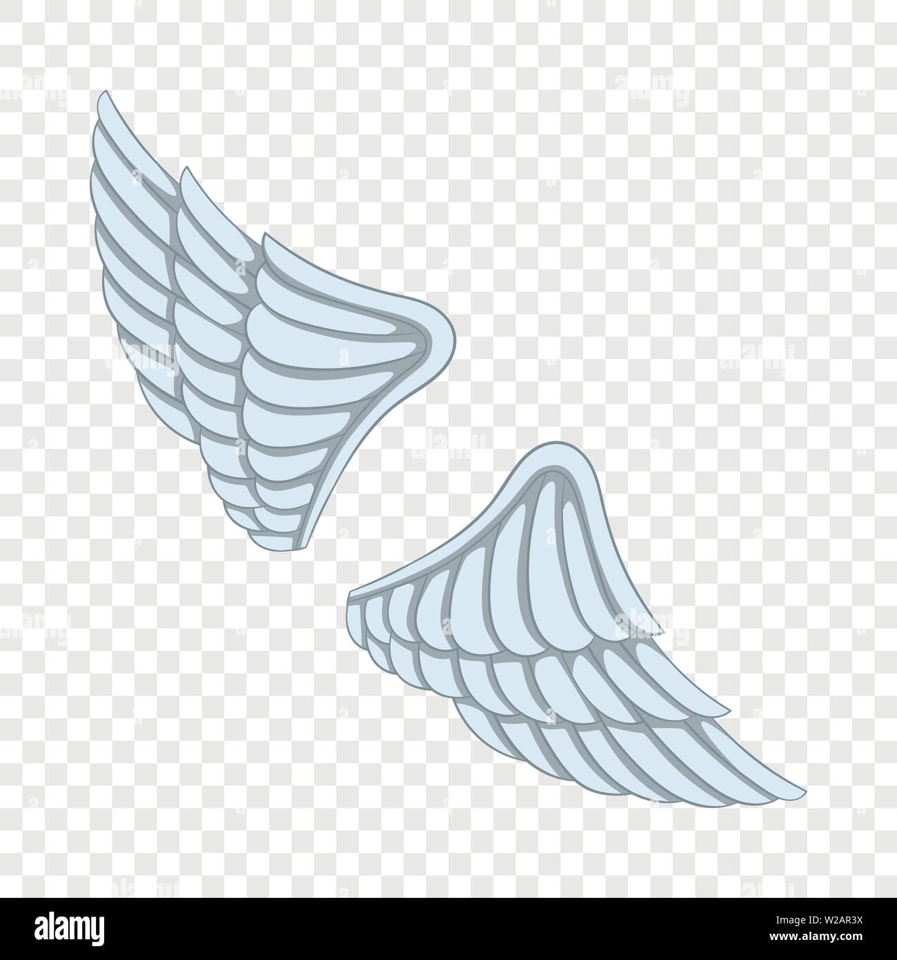 Wings icon, cartoon style Stock Vector Image & Art Alamy
