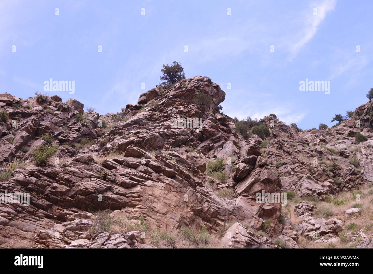 The rocks at Red Rocks, Colorado Stock Photo