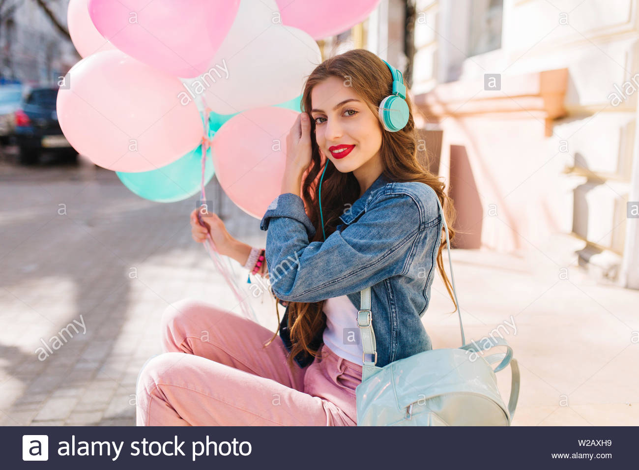 denim retro outfit