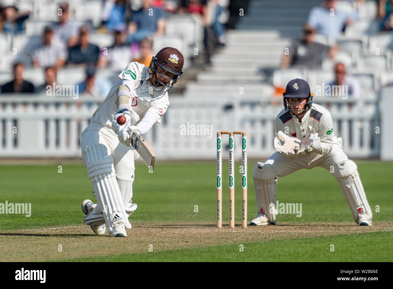 LONDON, UNITED KINGDOM. 07th Jul, 2019. Sam Curran of Surrey Cricket ...