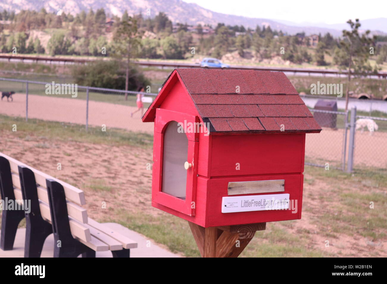 Little Free Library Stock Photo