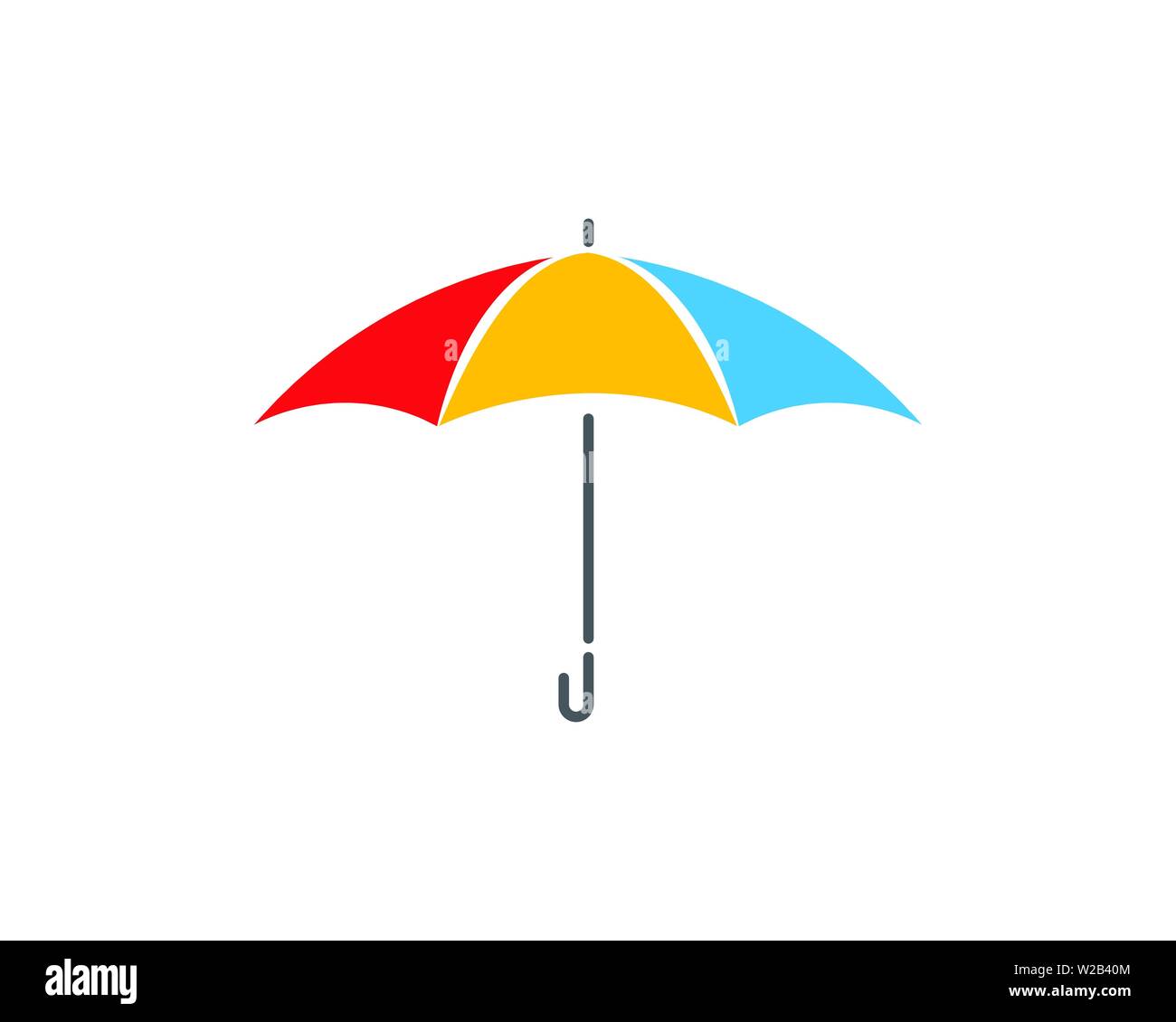 Umbrella vector symbol icon Cut Out Stock Images & Pictures - Alamy