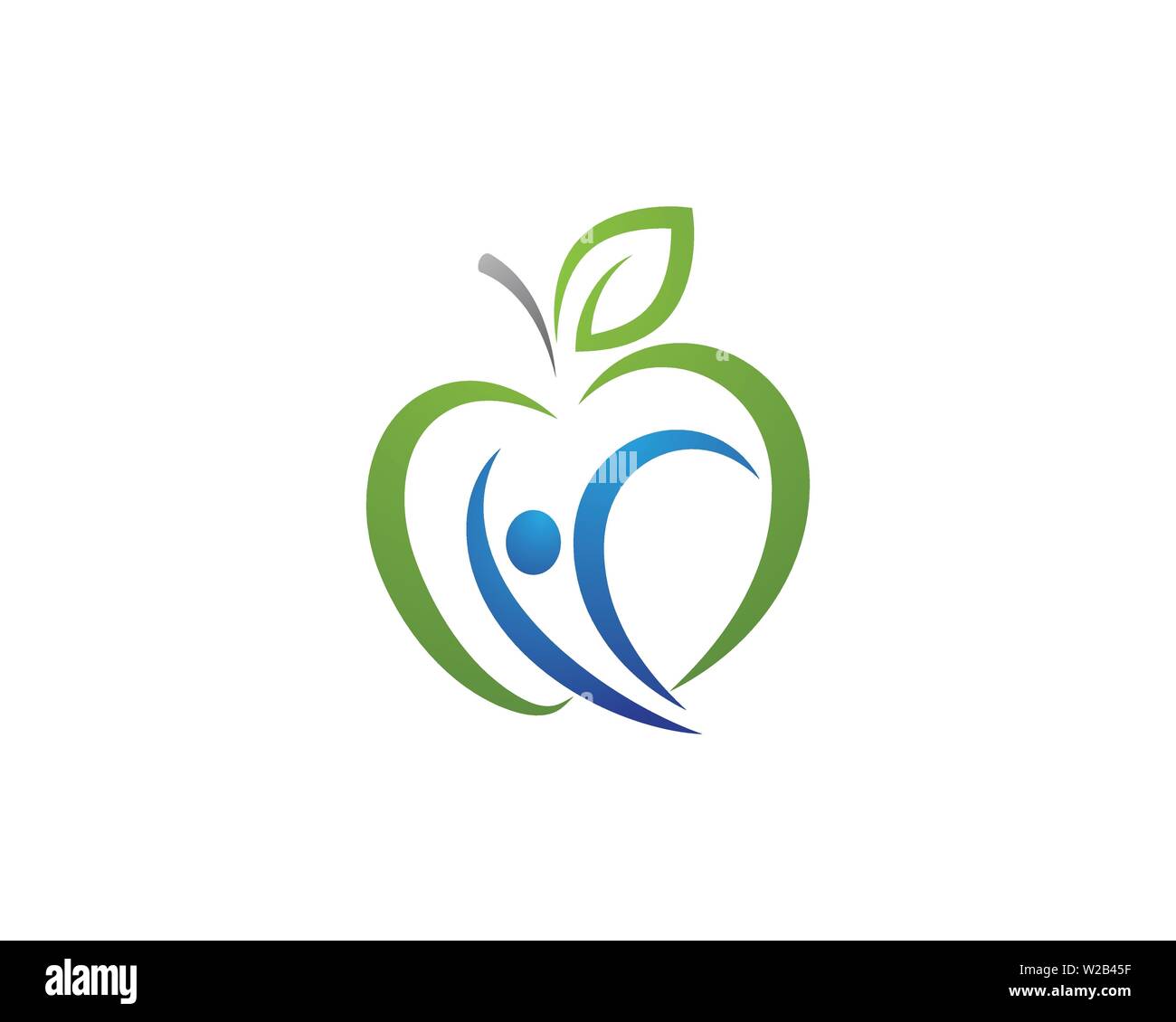 healthy apple vector design icon illustration Stock Vector Image & Art ...