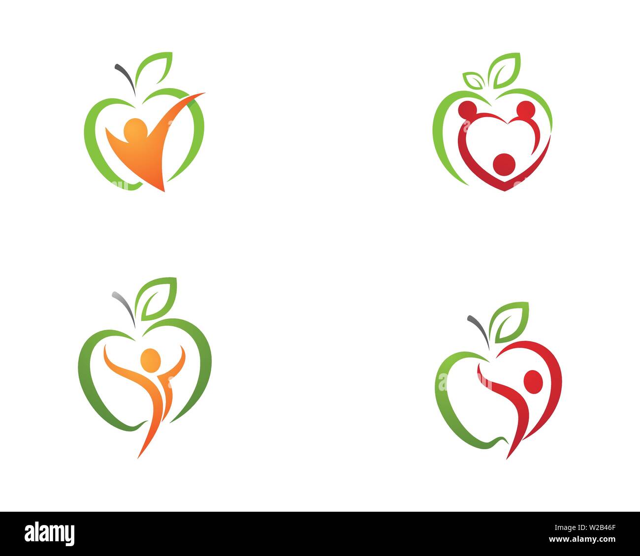 healthy apple vector design icon illustration Stock Vector Image & Art ...