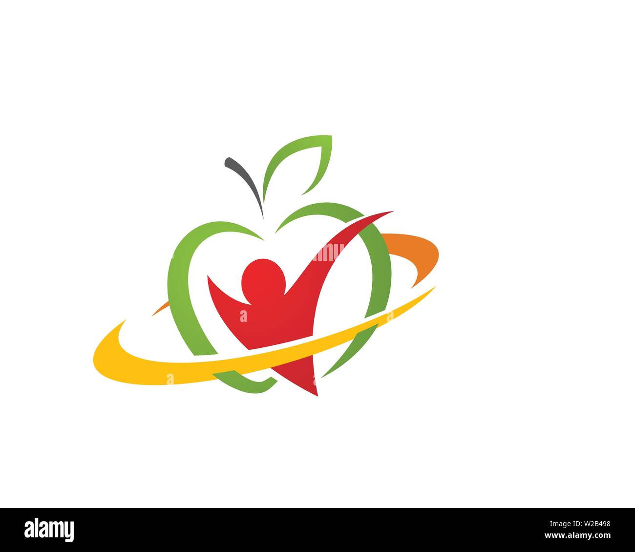 healthy apple vector design icon illustration Stock Vector Image & Art ...