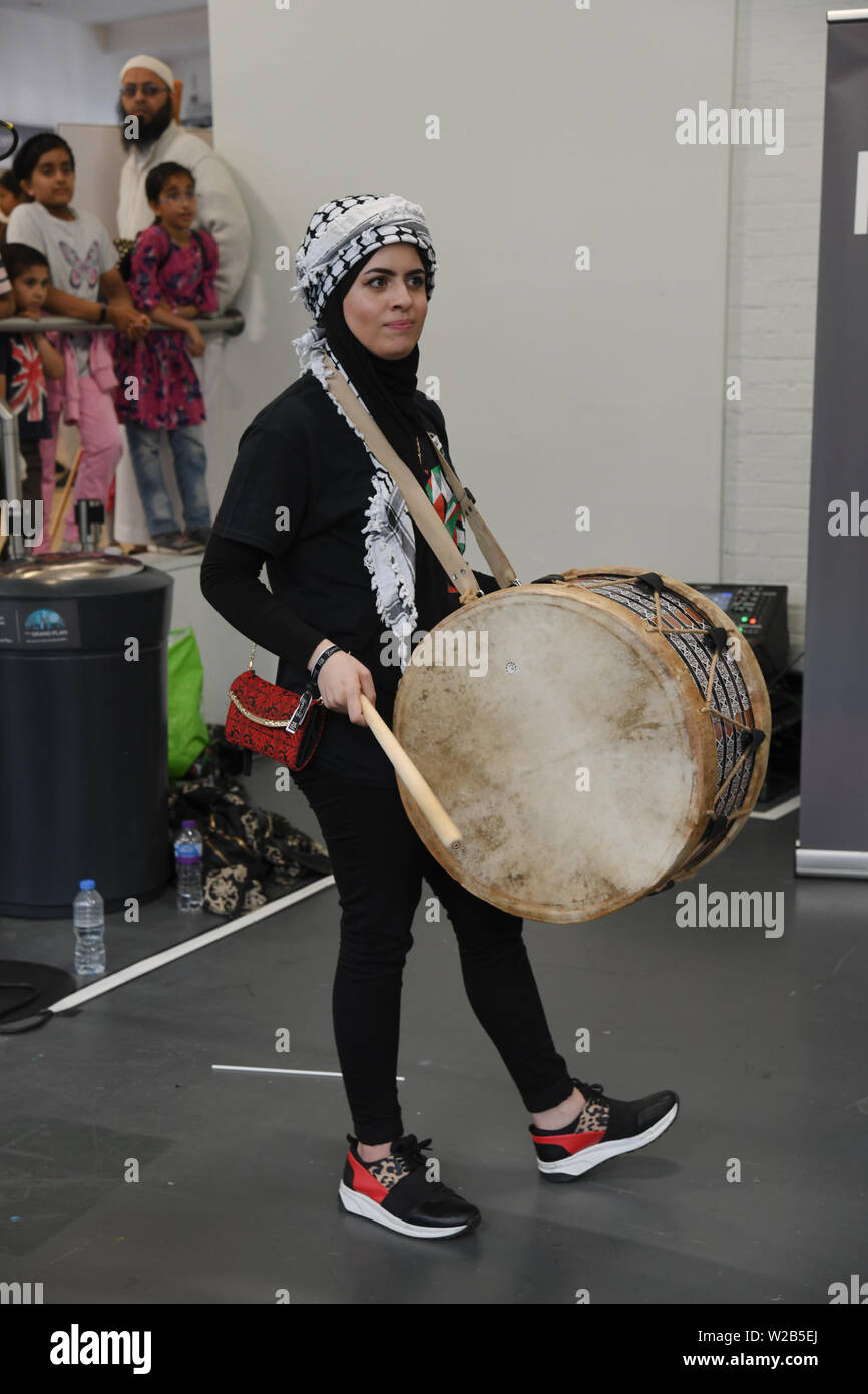 Darbuka with Simona Abdallah at Palestine Expo 2019 on 7 July