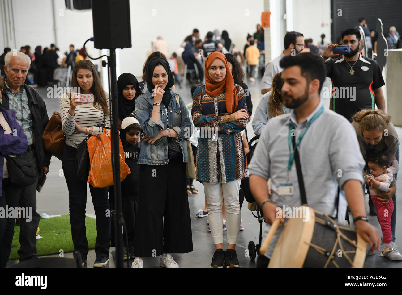 Darbuka with Simona Abdallah at Palestine Expo 2019 on 7 July