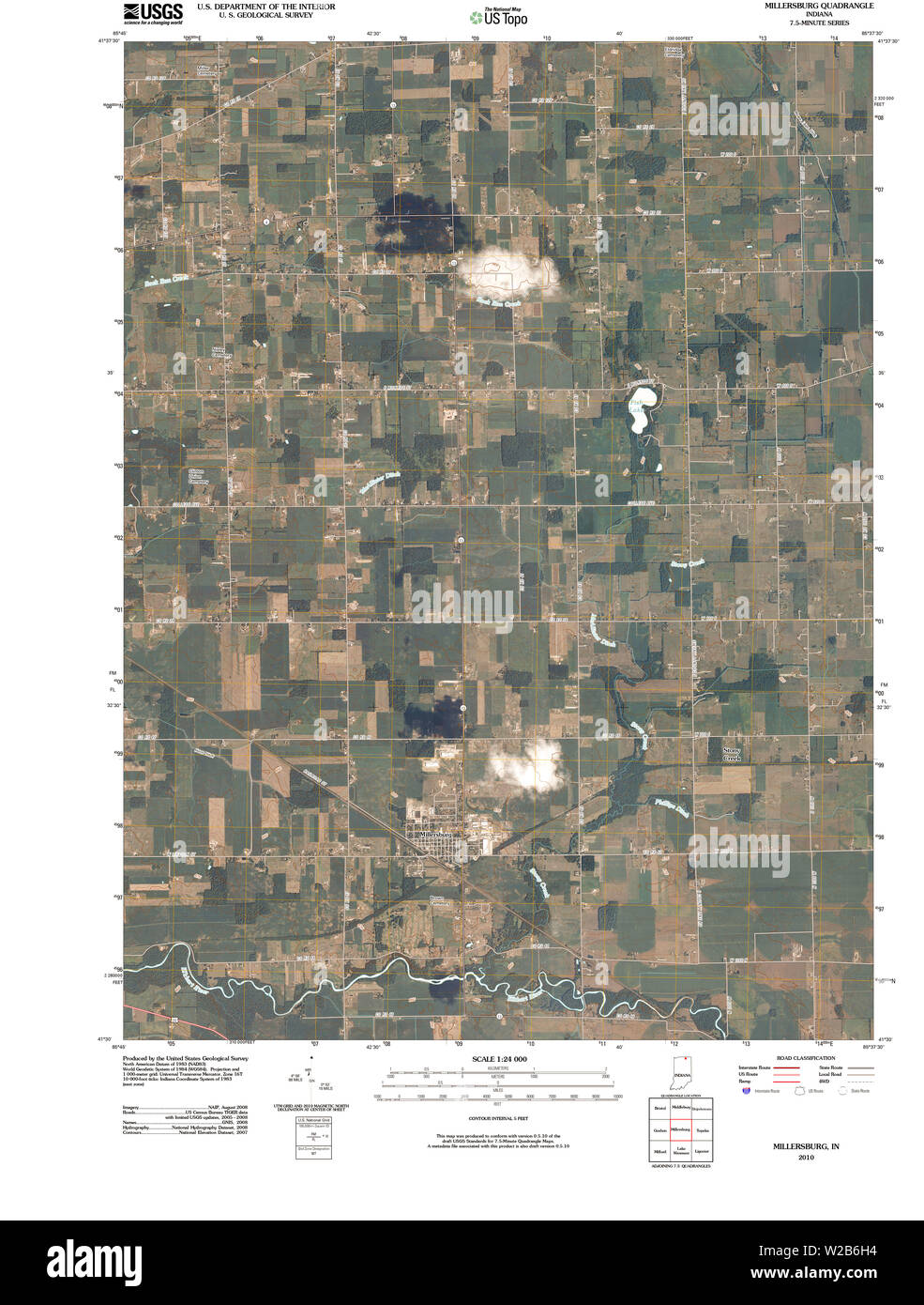 Map of millersburg hires stock photography and images Alamy