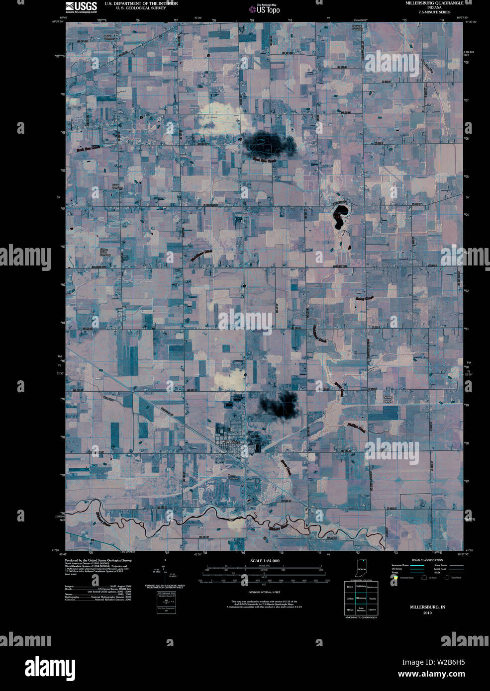 Map of millersburg hires stock photography and images Alamy