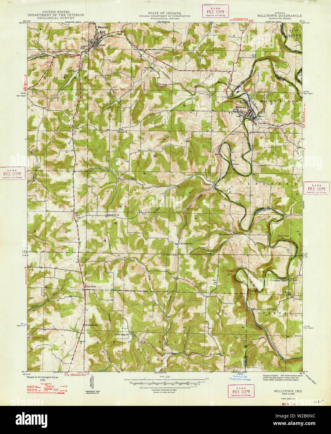 Milltown map hires stock photography and images Alamy